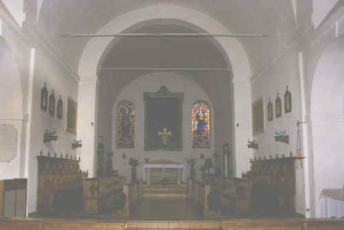 Interno della Chiesa di Montefiolo